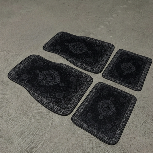 Set de tapis auto ARTAPI — Motif inspiré du tapis persan (Noir)