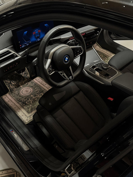 ZELEN – Jeu de Tapis de Voiture Universels – Motif Oriental Élégant – Antidérapants