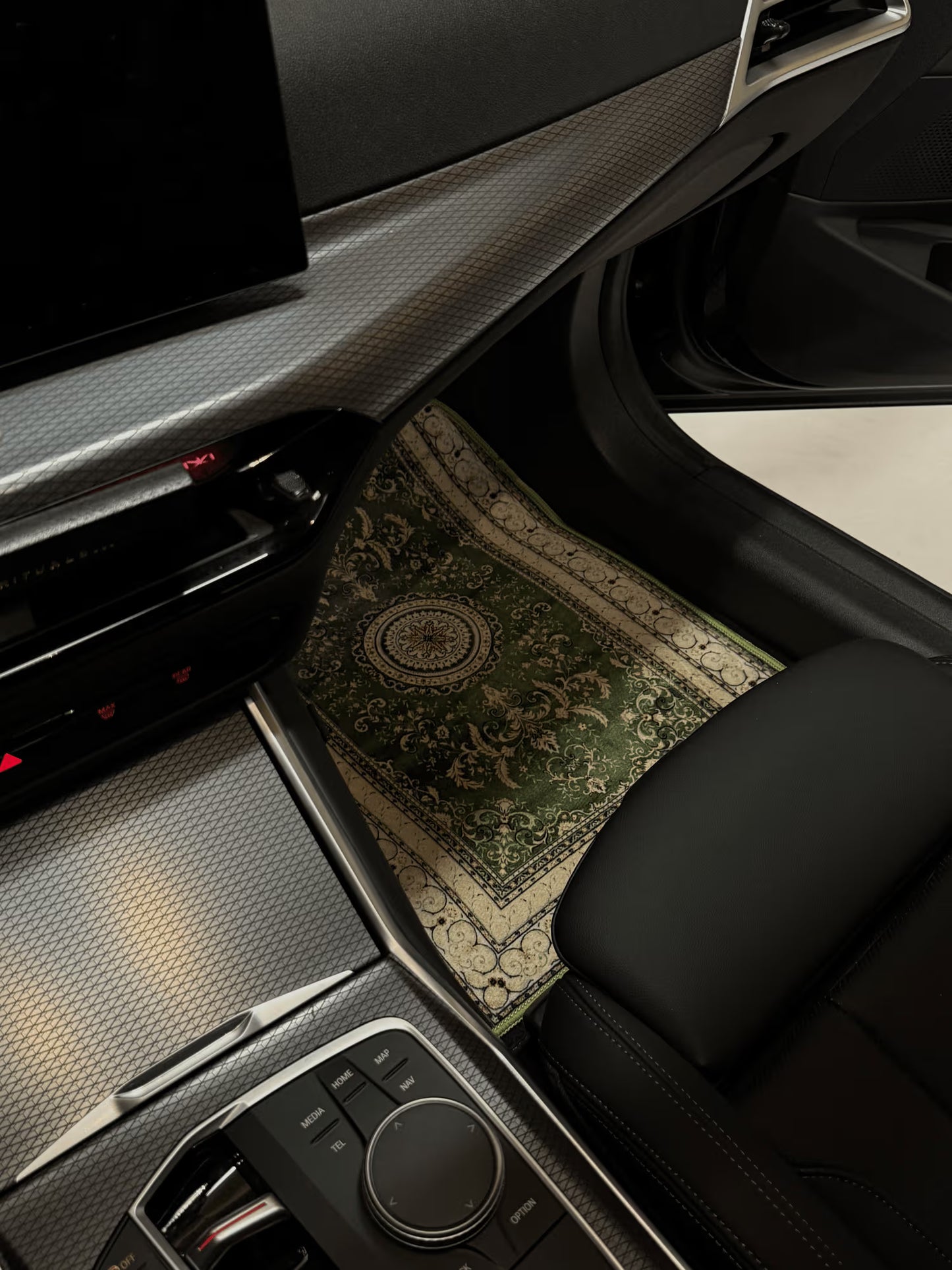 ZELEN – Jeu de Tapis de Voiture Universels – Motif Oriental Élégant – Antidérapants