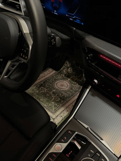 ZELEN – Jeu de Tapis de Voiture Universels – Motif Oriental Élégant – Antidérapants