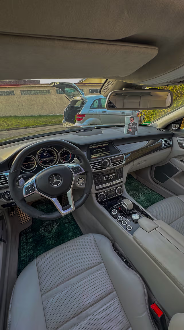 ZAYTONA – Jeu de Tapis de Voiture Universels – Vert Olive – Motif Oriental – Antidérapants